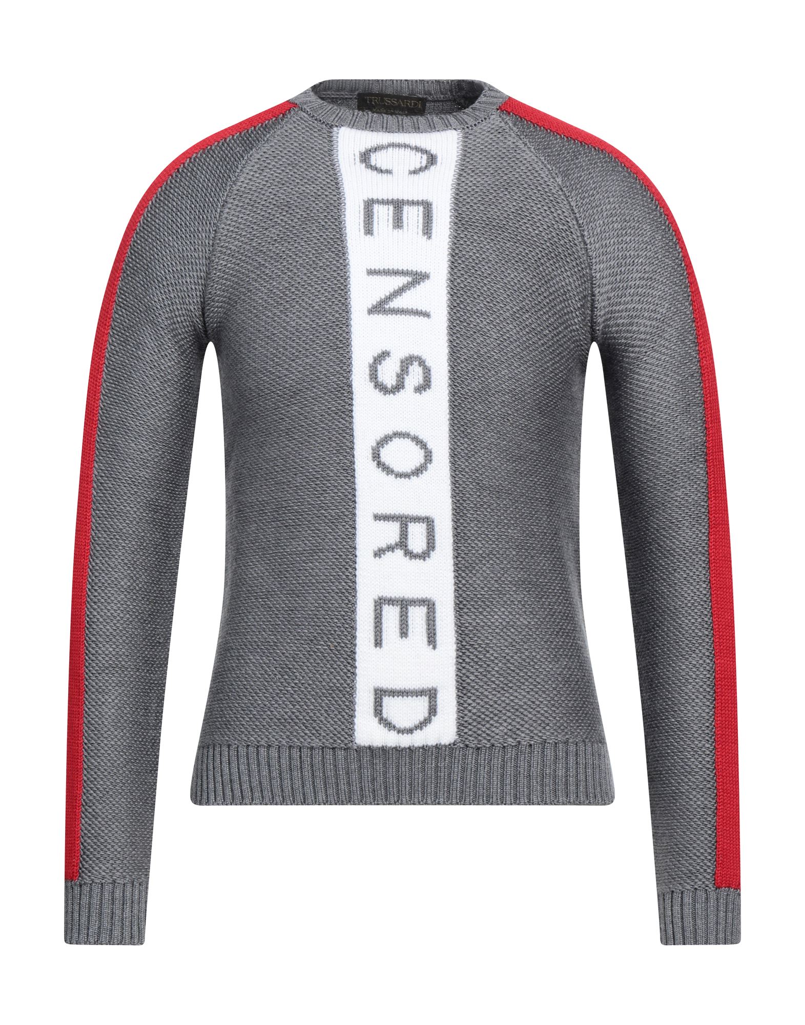 Trussardi Sweaters In Grey