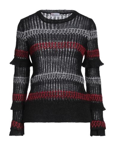 Red Valentino Woman Sweater Black Size Xs Mohair Wool, Polyamide, Wool In Black