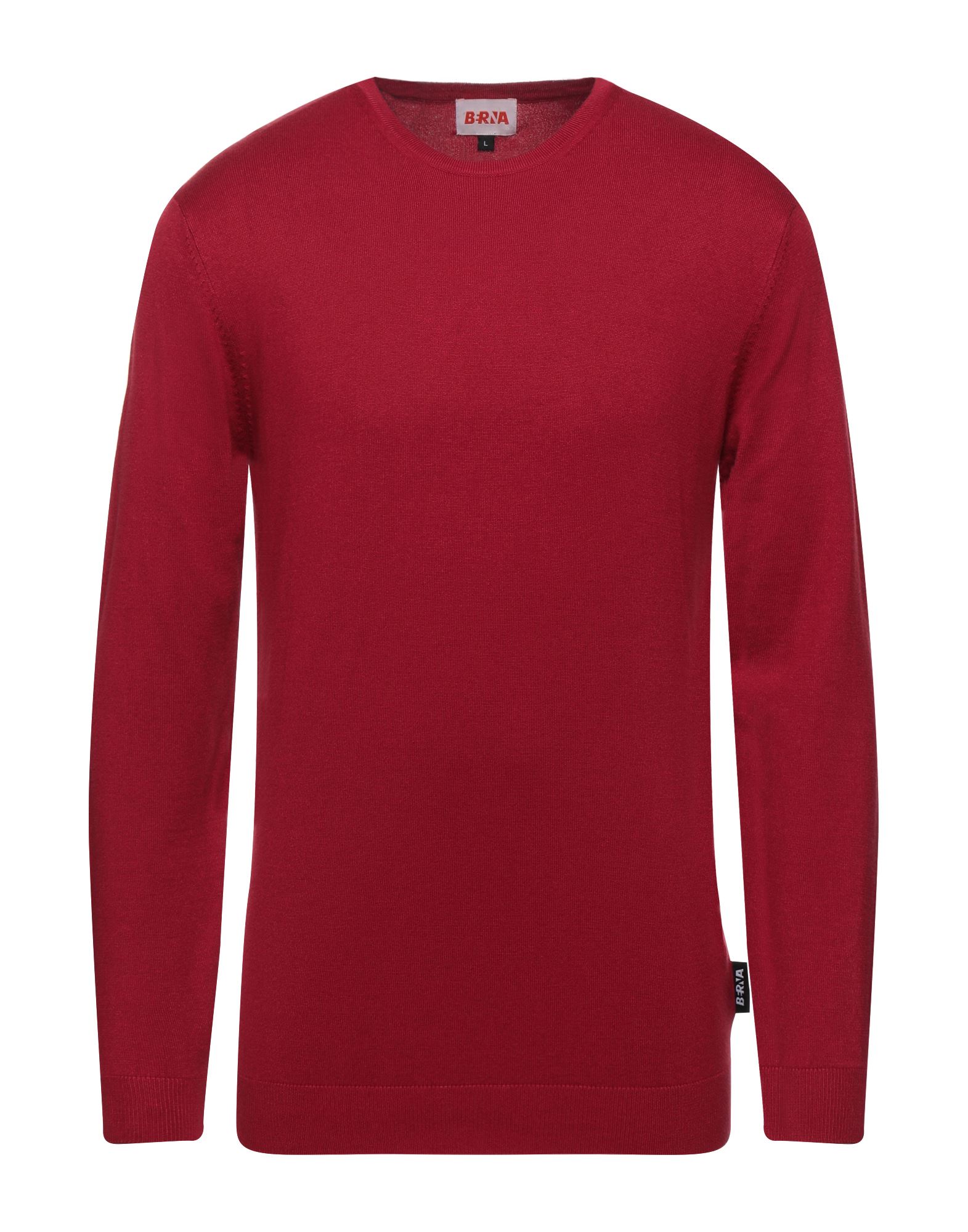 Berna Man Sweater Red Size Xxl Viscose, Nylon