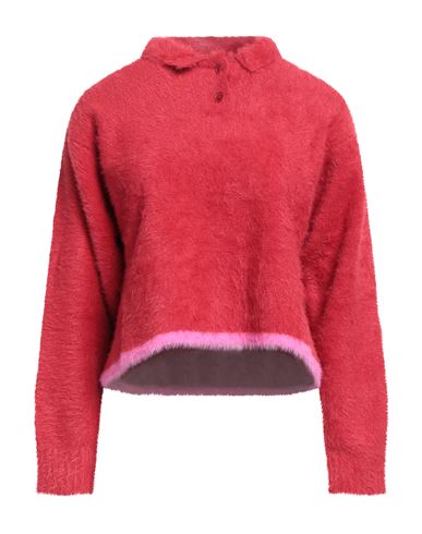 Jacquemus Woman Sweater Red Size 8 Polyamide, Elastane