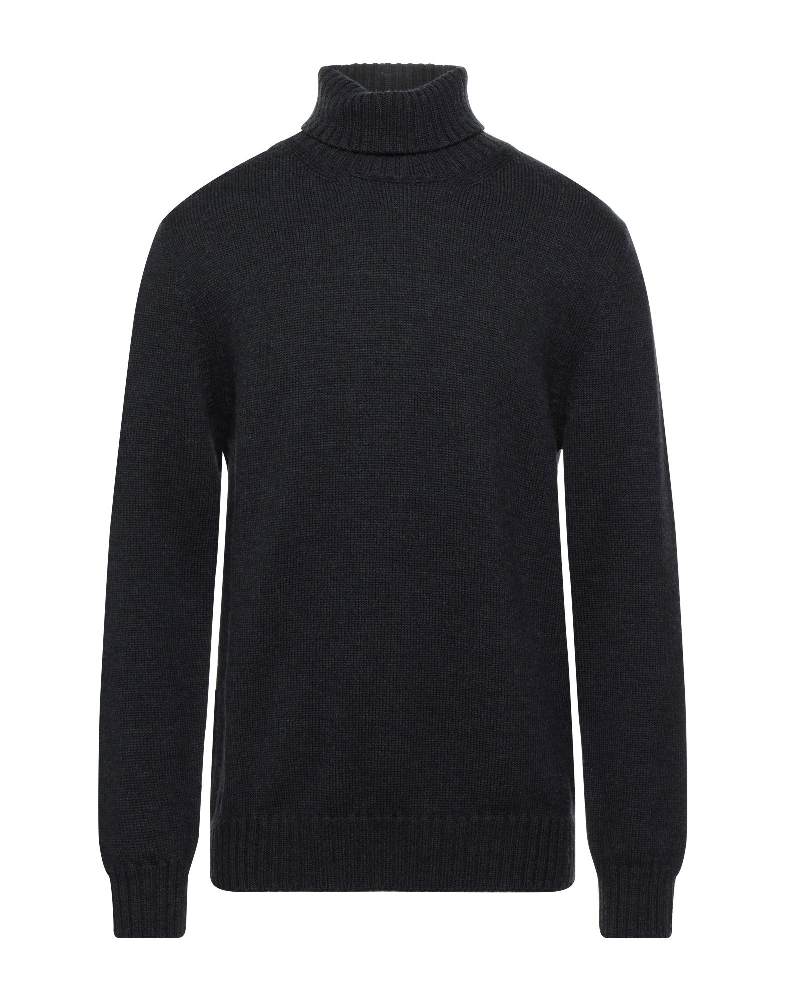 Alpha Studio Turtlenecks In Steel Grey