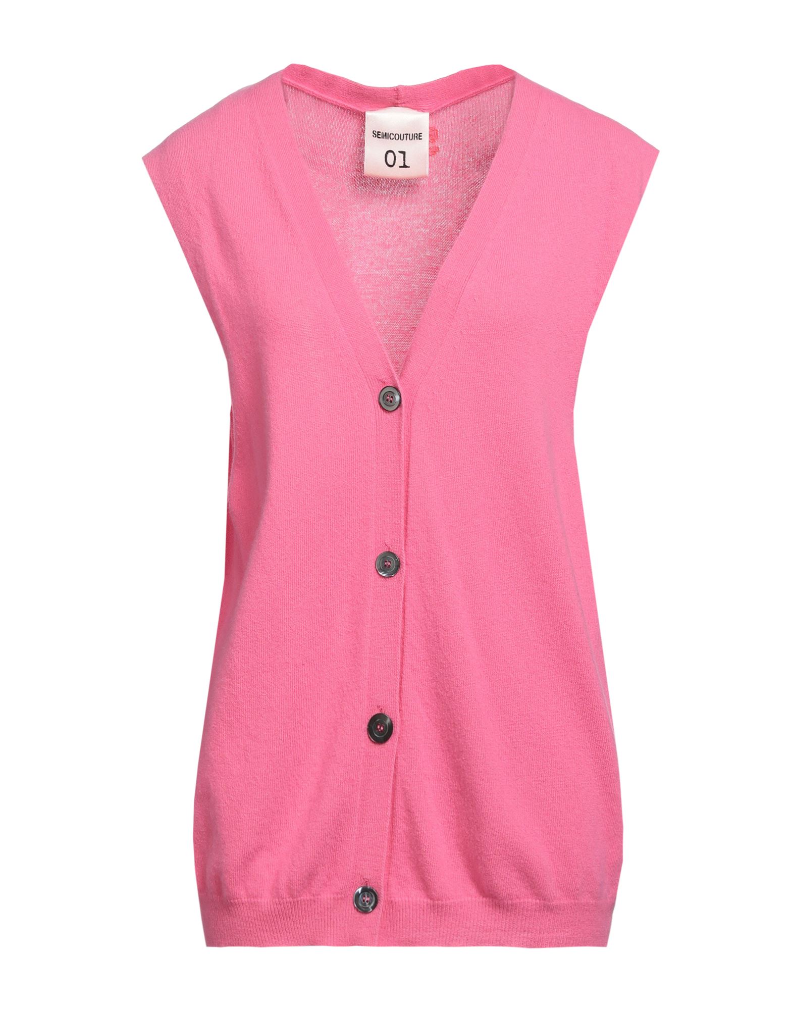 Semicouture Cardigans In Fuchsia