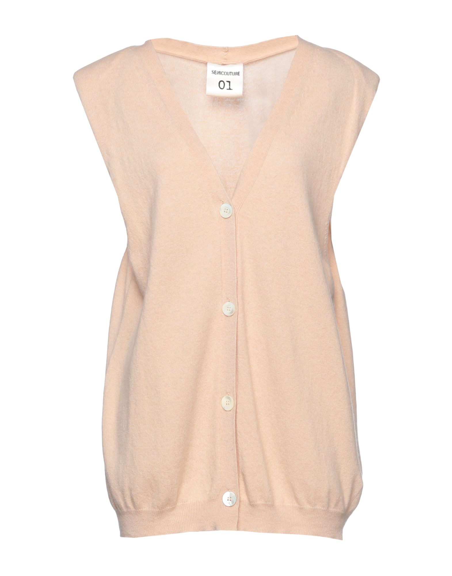 Semicouture Cardigans In Beige