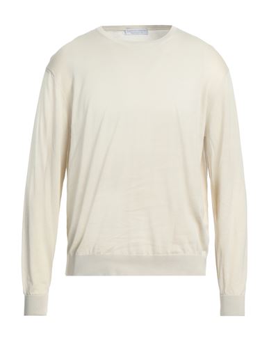 Filippo De Laurentiis Man Sweater Beige Size 46 Cotton