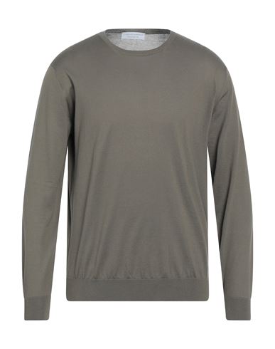 Filippo De Laurentiis Man Sweater Khaki Size 44 Cotton In Beige