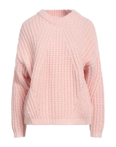 PESERICO PESERICO WOMAN SWEATER LIGHT PINK SIZE 4 ALPACA WOOL, POLYAMIDE, VIRGIN WOOL 