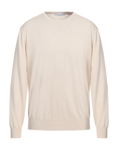 Filippo De Laurentiis Man Sweater Beige Size 38 Cotton