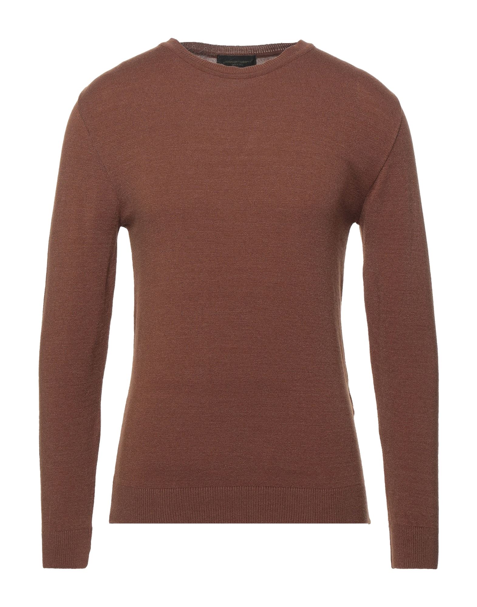 Adriano Langella Sweaters In Brown