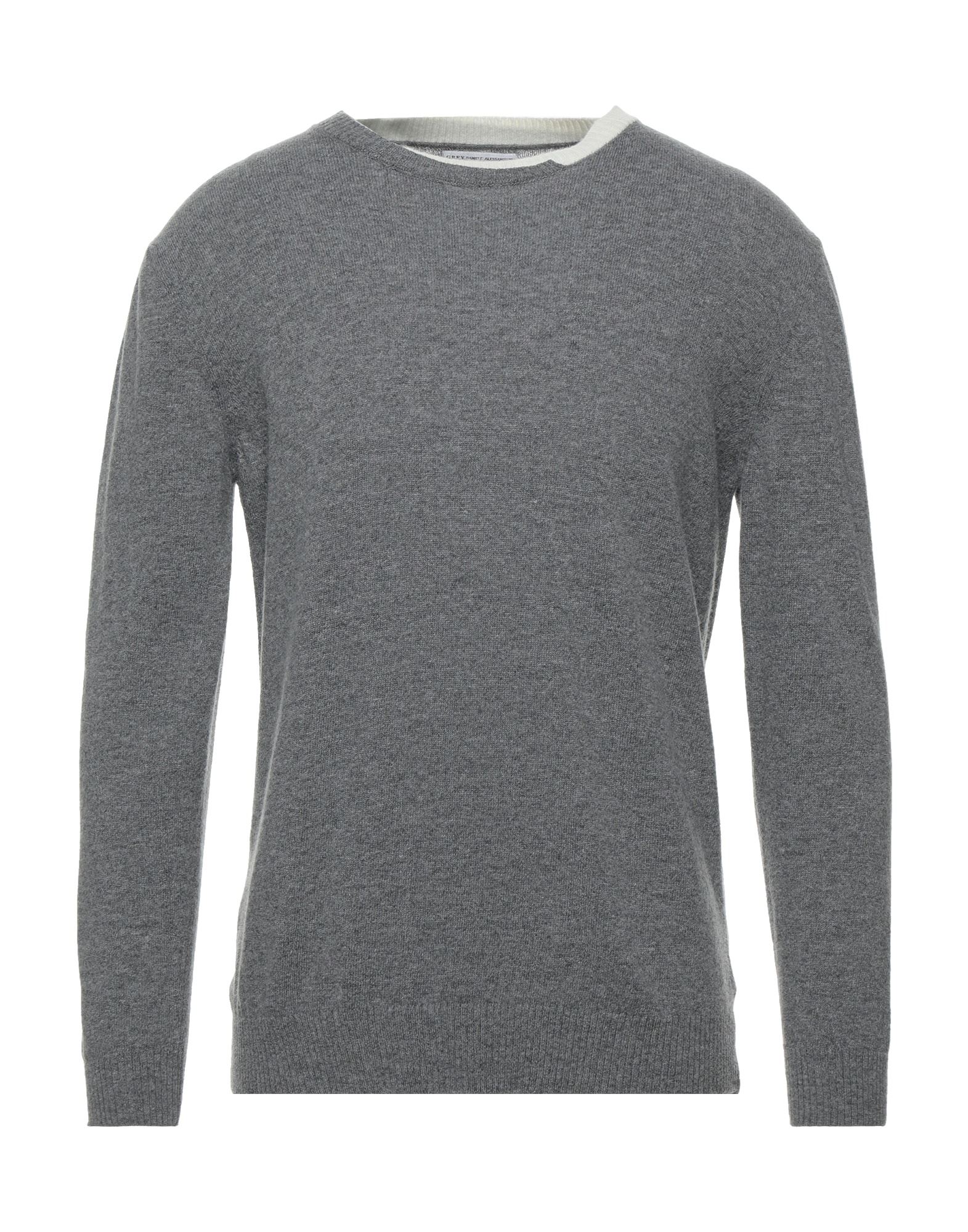 Grey Daniele Alessandrini Sweaters In Grey