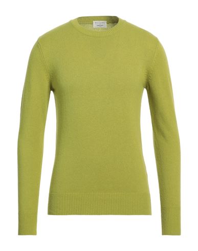 Become Man Sweater Acid Green Size 40 Wool, Polyamide
