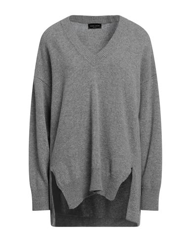 Roberto Collina Woman Sweater Grey Size M Merino Wool, Cashmere