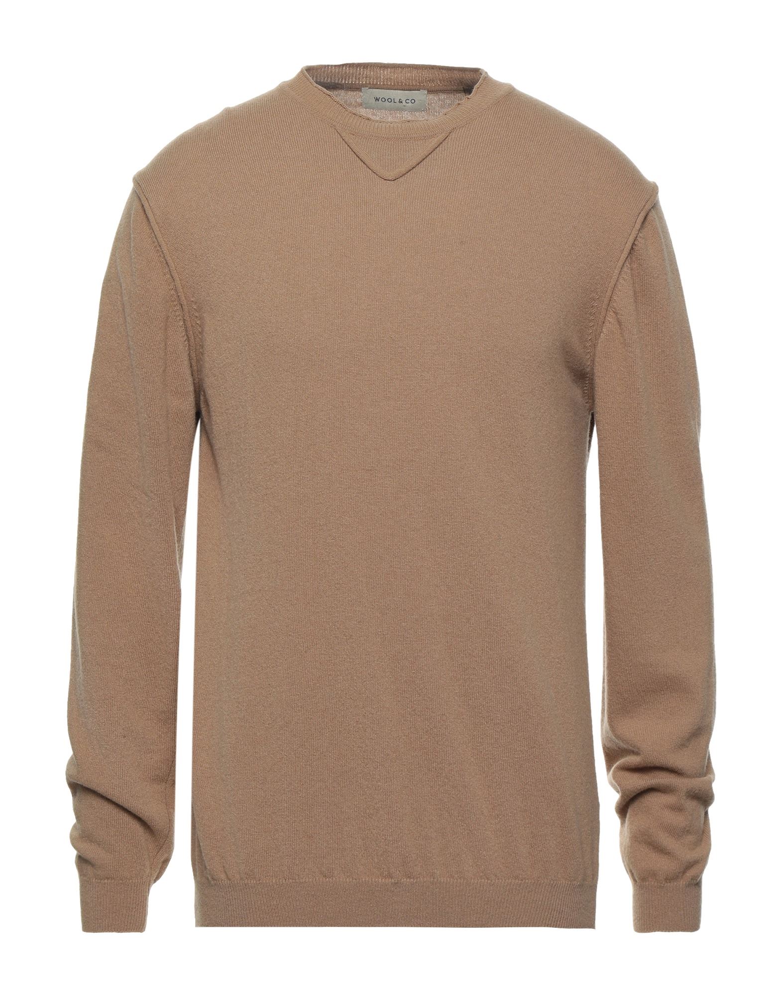 Wool & Co Sweaters In Camel