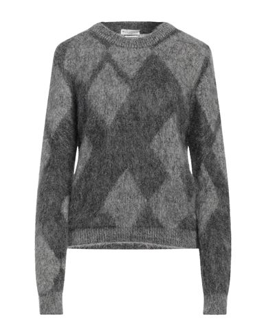 Ballantyne Woman Sweater Lead Size 6 Mohair Wool, Polyamide, Wool In Grey