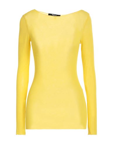 Siste's Woman Sweater Yellow Size S Viscose, Polyamide, Cashmere, Elastane