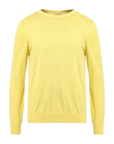 Heritage Man Sweater Yellow Size 40 Cotton