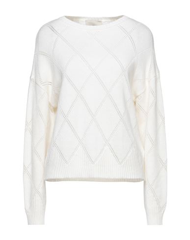 N.o.w. Andrea Rosati Cashmere N. O.w. Andrea Rosati Cashmere Woman Sweater Ivory Size L Cashmere