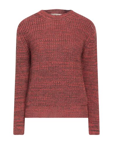 Croche Crochè Woman Sweater Coral Size M Acrylic, Alpaca Wool, Wool In Red