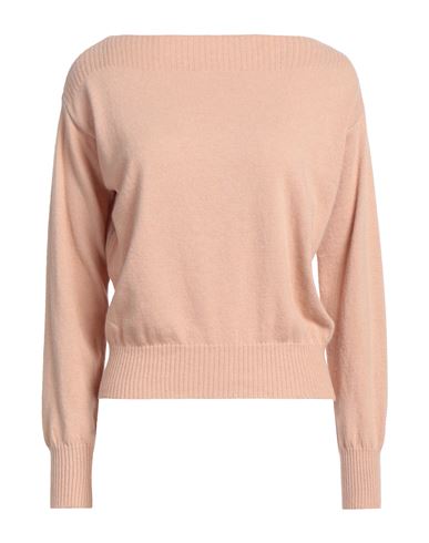 Croche Crochè Woman Sweater Blush Size M Merino Wool, Viloft, Cashmere, Polyamide In Pink