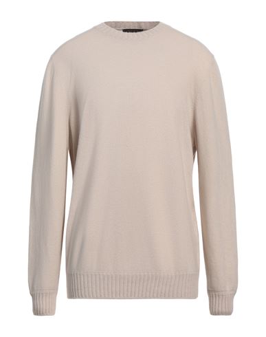 Gran Sasso Man Sweater Beige Size 46 Cashmere In Beige
