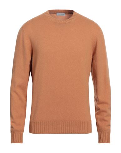 Gran Sasso Man Sweater Apricot Size 38 Cashmere In Orange