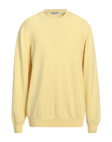 Gran Sasso Man Sweater Light Yellow Size 46 Cashmere