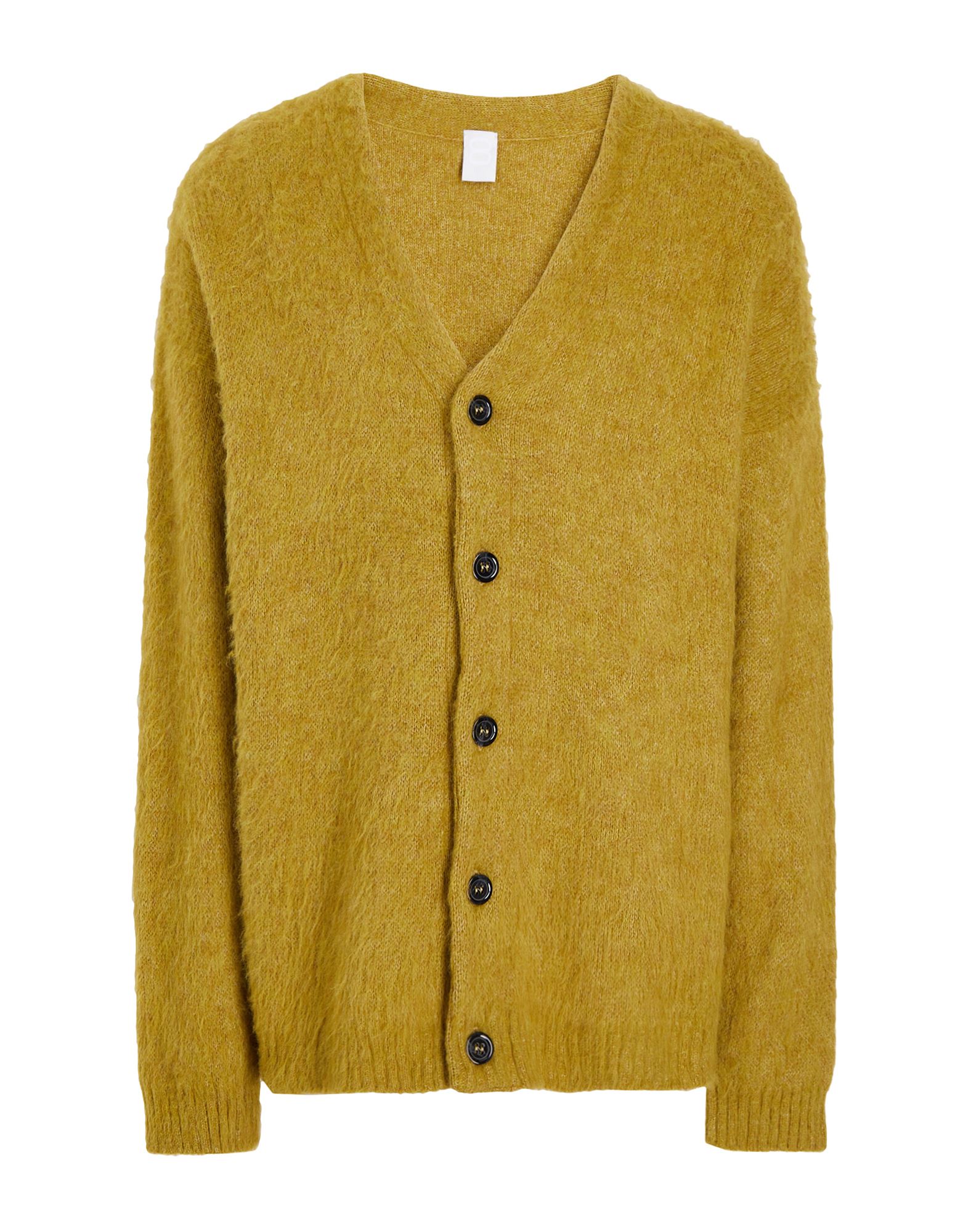8 By Yoox Cardigans In Yellow