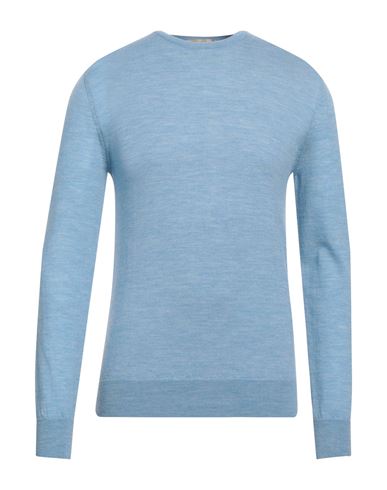 Irish Crone Man Sweater Sky Blue Size 3xl Wool