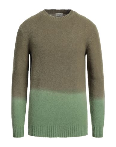 Altea Man Sweater Military Green Size L Virgin Wool