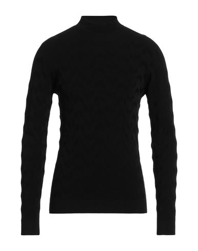 Shop Giorgio Armani Man Turtleneck Black Size 46 Viscose, Polyester