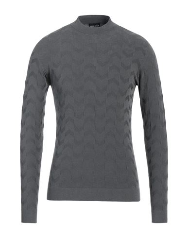 Giorgio Armani Man Turtleneck Grey Size 48 Viscose, Polyester