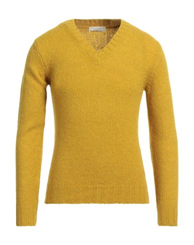 Filippo De Laurentiis Man Sweater Mustard Size 42 Wool In Yellow