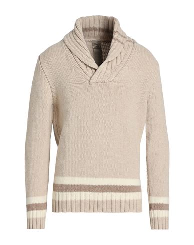 H953 Man Sweater Beige Size 44 Merino Wool In Neutral