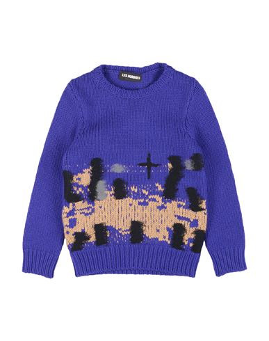 Les Hommes Babies'  Toddler Boy Sweater Purple Size 4 Wool, Polyamide