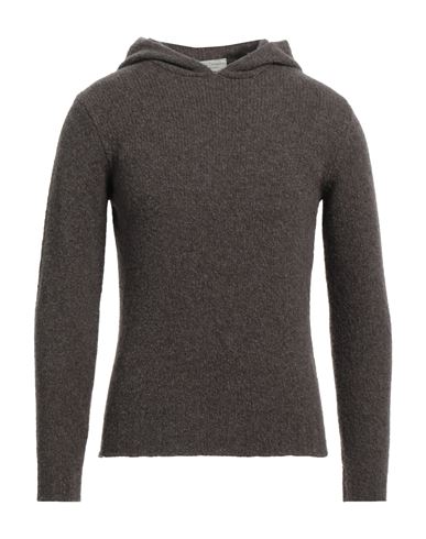 Filippo De Laurentiis Man Sweater Brown Size 36 Merino Wool, Cashmere, Polyamide