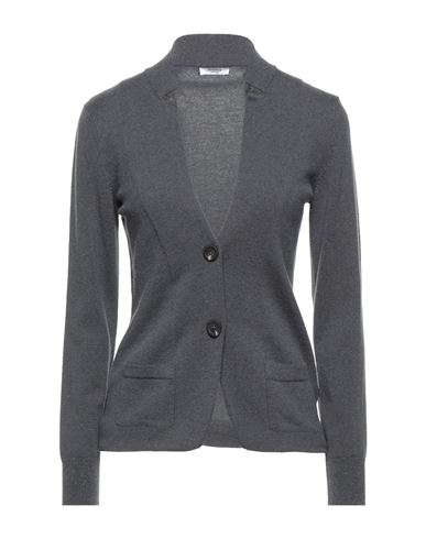 Peserico Woman Suit Jacket Steel Grey Size 12 Virgin Wool, Silk, Cashmere, Viscose, Polyester