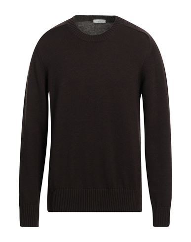 Paolo Pecora Man Sweater Dark Brown Size Xl Virgin Wool