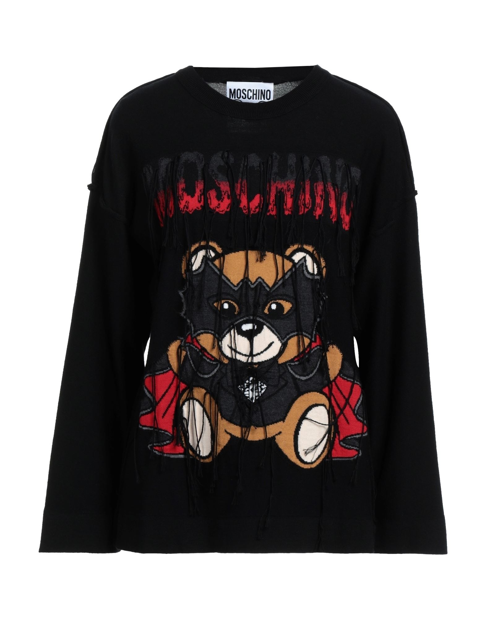 Moschino Sweaters In Black