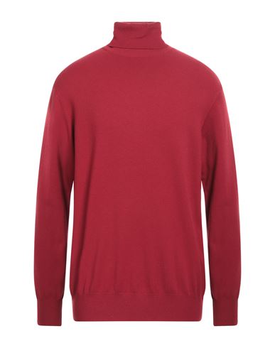 Cashmere Company Man Turtleneck Red Size 42 Wool, Cashmere, Elastane