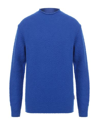 Bob Man Turtleneck Bright Blue Size Xl Wool