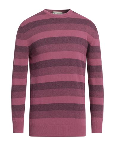 Cashmere Company Man Sweater Mauve Size 46 Wool, Cashmere In Purple