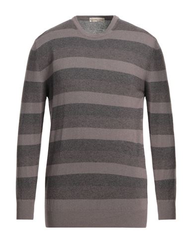 Cashmere Company Man Sweater Dove Grey Size 48 Wool, Cashmere