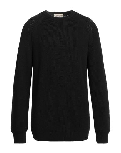 Cashmere Company Man Sweater Black Size 36 Wool, Alpaca Wool