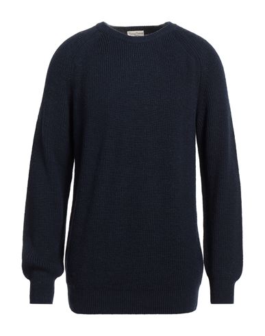 Cashmere Company Man Sweater Navy Blue Size 40 Wool, Alpaca Wool