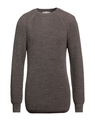 Cashmere Company Man Sweater Khaki Size 36 Wool, Alpaca Wool In Beige