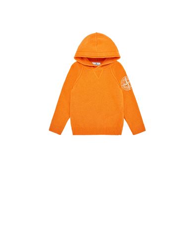 STONE ISLAND BABY 508A1 Sweater Man Orange EUR 201