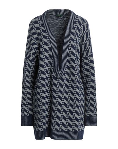 Jejia Woman Sweater Blue Size 6 Virgin Wool, Viscose, Polyamide, Cashmere