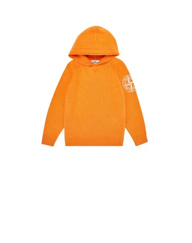 STONE ISLAND KIDS 508A1 Sweater Man Orange GBP 186