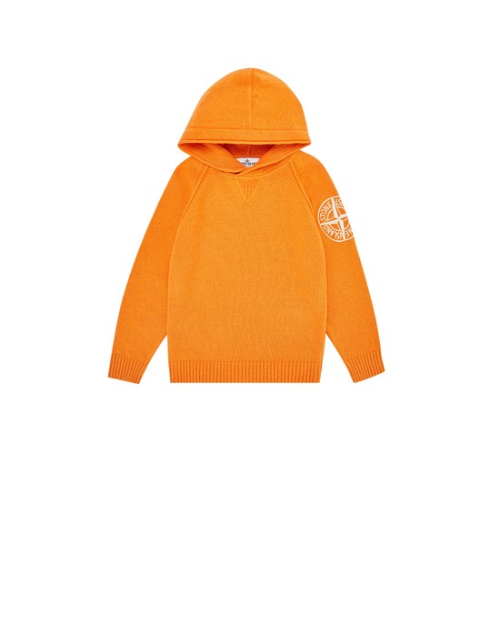 STONE ISLAND JUNIOR 508A1 Sweater Man Orange