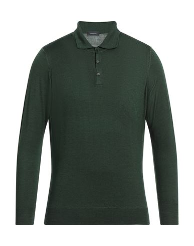 Rossopuro Man Sweater Dark Green Size 4 Wool