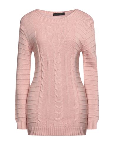 Exte Woman Sweater Pink Size L/xl Acrylic, Wool
